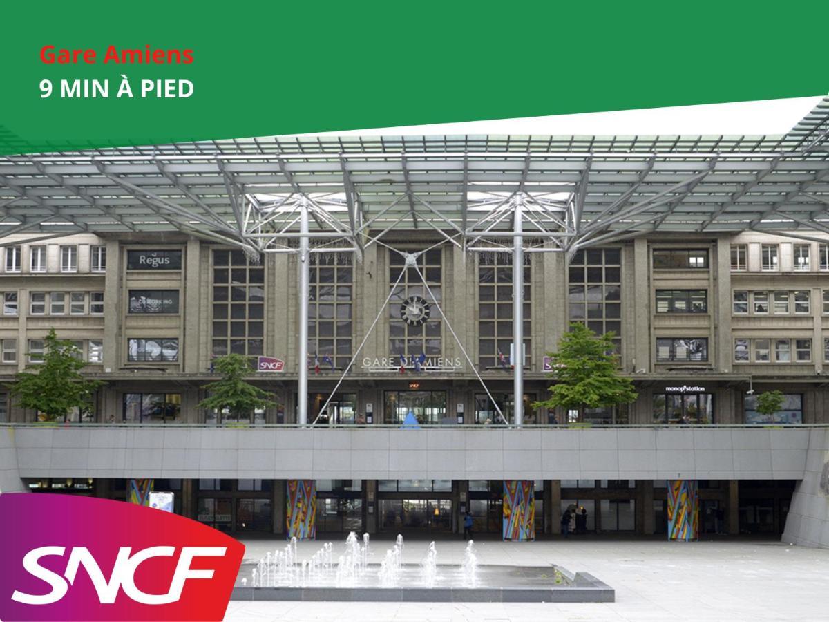 Cinema & Disney Avec Balcon & Parking En Hyper Centre Amiens Luaran gambar