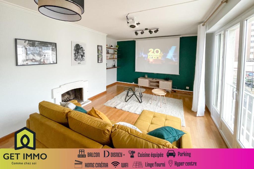Cinema & Disney Avec Balcon & Parking En Hyper Centre Amiens Luaran gambar
